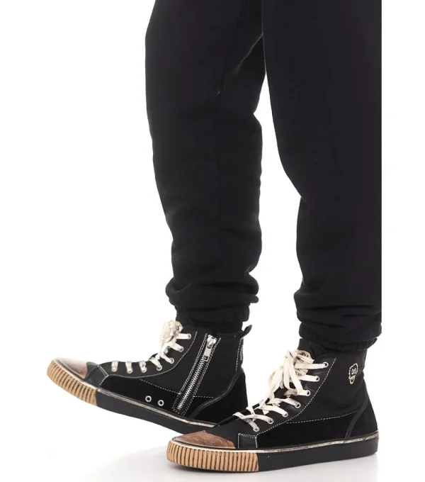 NUNUNU Adult Mix Leather High Tops