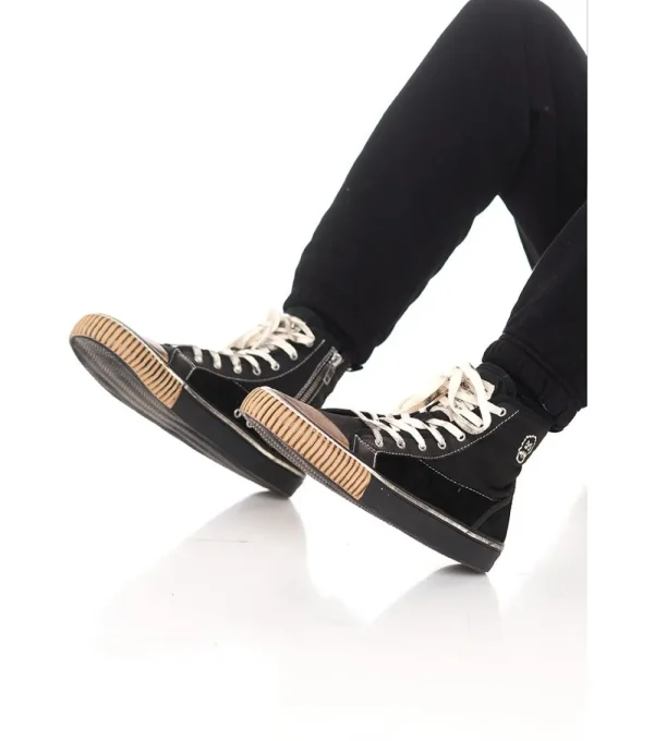 NUNUNU Adult Mix Leather High Tops