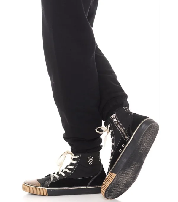 NUNUNU Adult Mix Leather High Tops