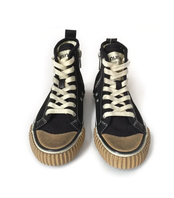 NUNUNU Adult Mix Leather High Tops