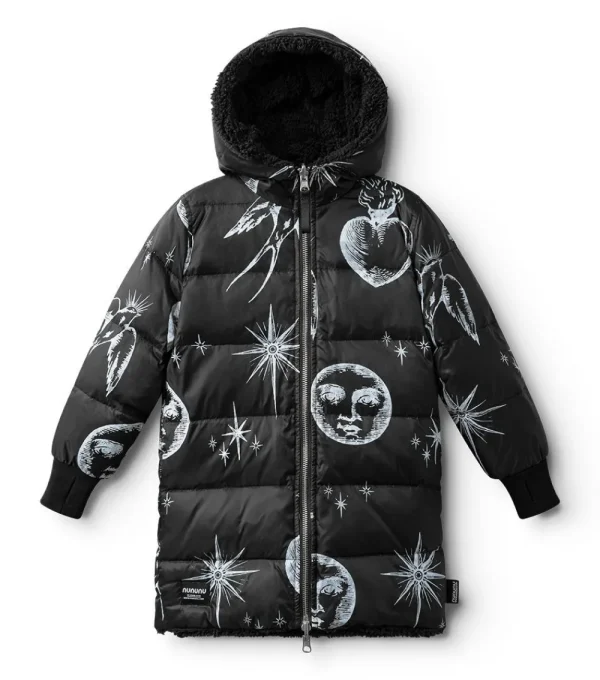 NUNUNU All Inked Reversible Down Coat