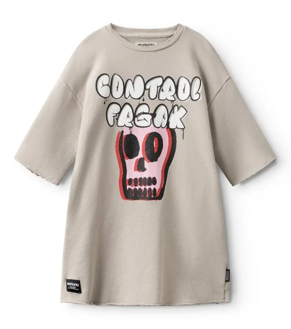 NUNUNU Bubbly Dizzy Skull Sweat Dress