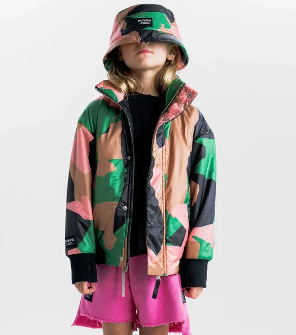 NUNUNU Camouflage Bomber Jacket