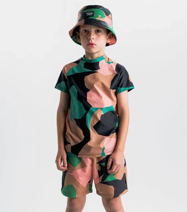 NUNUNU Camouflage Surf Trunks