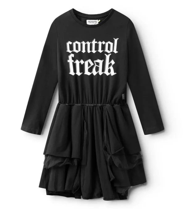 NUNUNU Control Freak Inked Dress