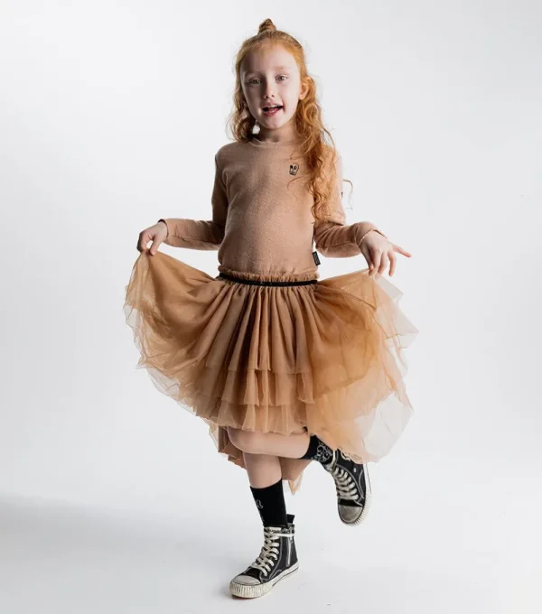 NUNUNU Crossbone Tulle Dress