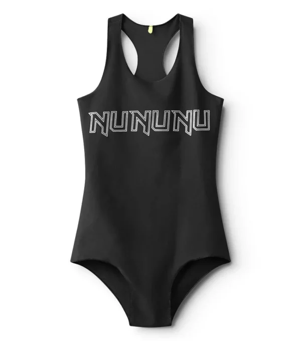 NUNUNU Cut-Out Back Swimsuit