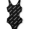 NUNUNU Cut-Out Swimsuit