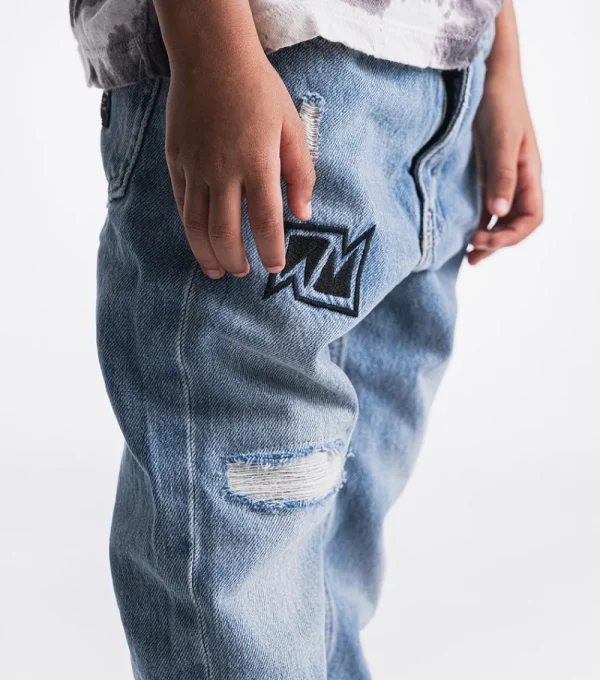 NUNUNU Deco Denim Pants