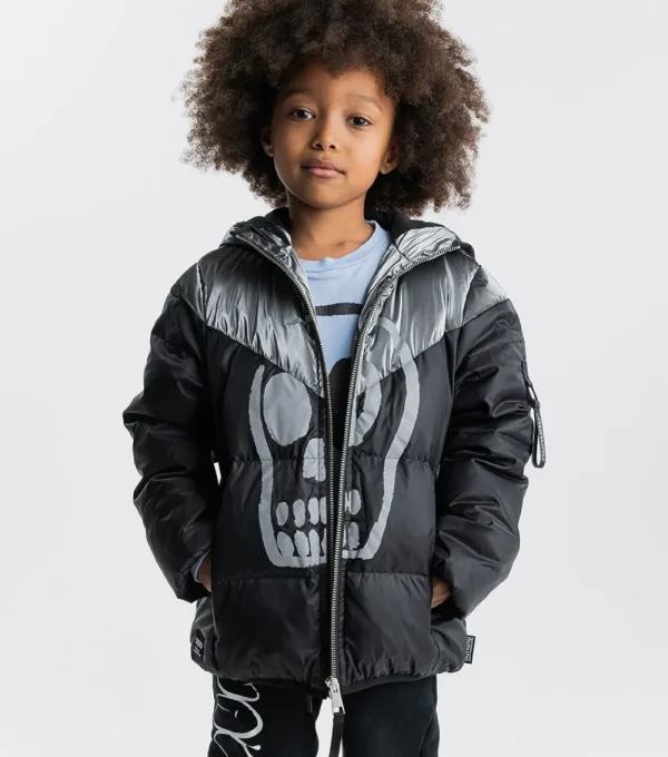 NUNUNU Dizzy Skull Down Jacket