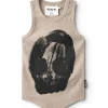 NUNUNU Faded Skull Tank Top