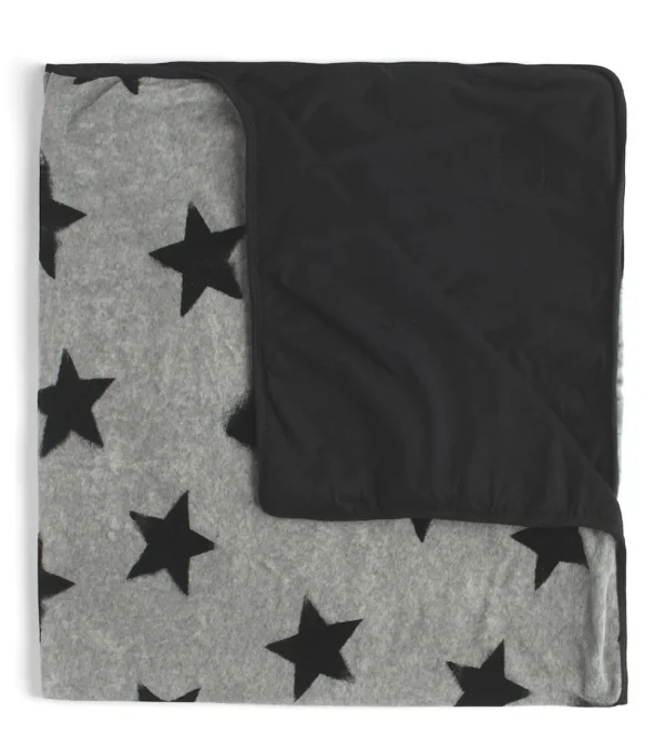 NUNUNU Faded Star Velvet Blanket