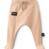 NUNUNU Footed Baggy Pants