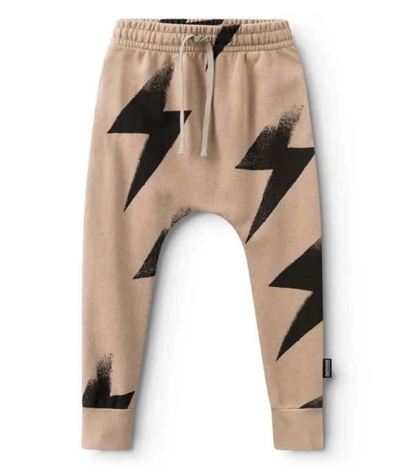 NUNUNU French Terry Bolt Baggy Pants