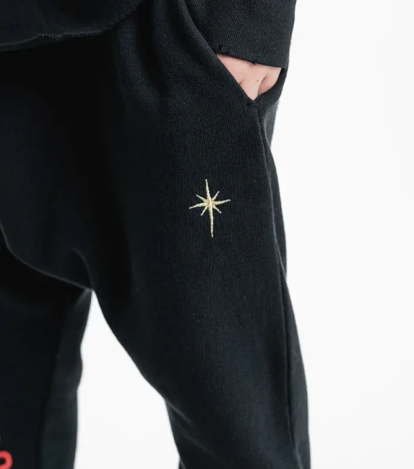 NUNUNU French Terry Dragon Baggy Pants