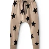 NUNUNU French Terry Star Baggy Pants