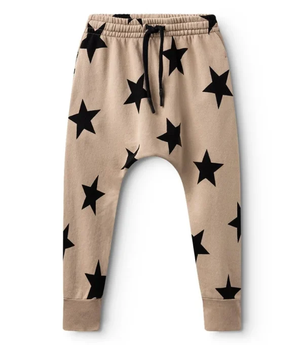 NUNUNU French Terry Star Baggy Pants