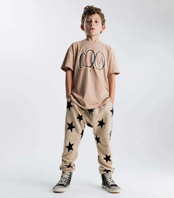 NUNUNU French Terry Star Baggy Pants