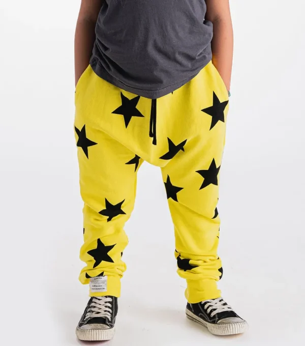 NUNUNU French Terry Star Baggy Pants