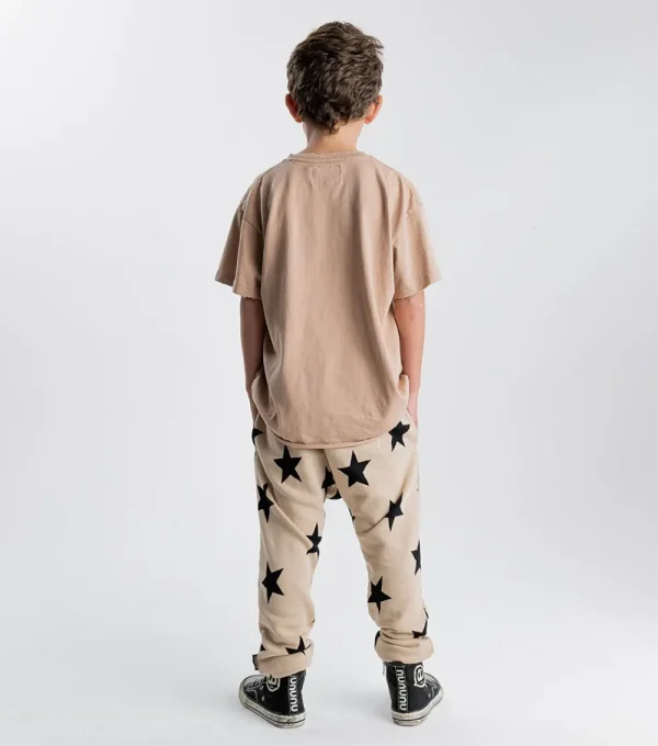 NUNUNU French Terry Star Baggy Pants