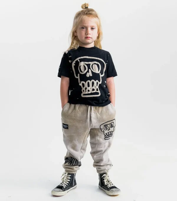 NUNUNU Kooky Skull Sweatpants