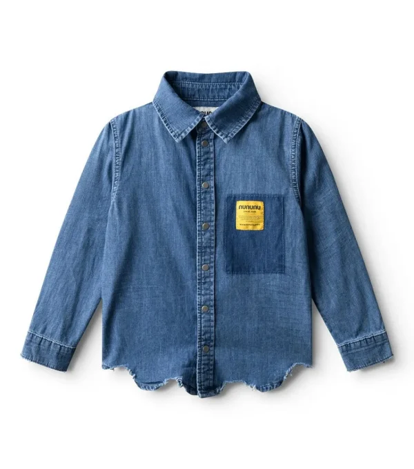 NUNUNU Light Denim Shirt