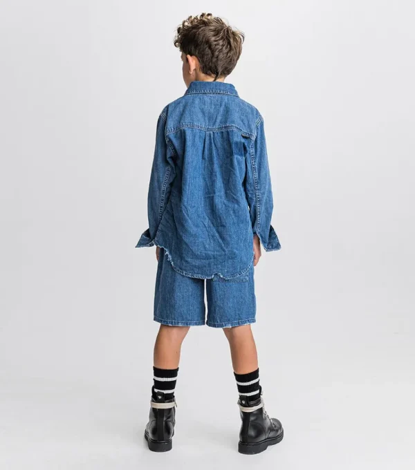 NUNUNU Light Denim Shirt