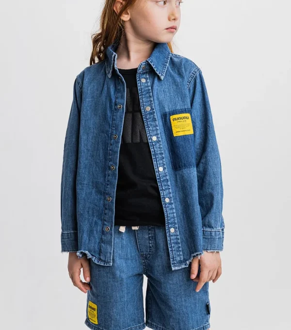 NUNUNU Light Denim Shirt