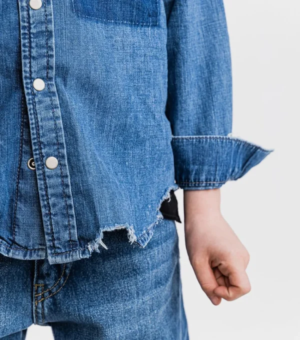 NUNUNU Light Denim Shirt