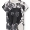 NUNUNU Melting Mask Tie Dye T-Shirt