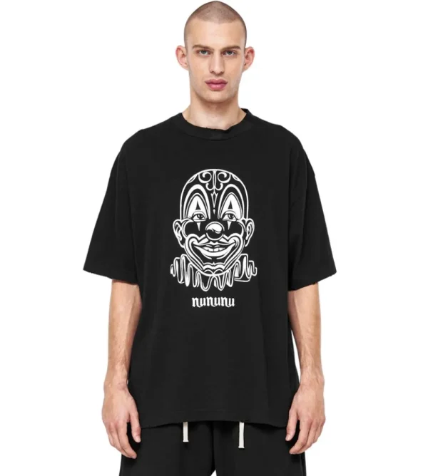 NUNUNU Men'S Clown Oversize T-Shirt