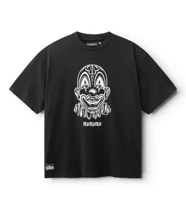 NUNUNU Men'S Clown Oversize T-Shirt