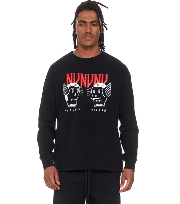 NUNUNU Men'S Id Long Sleeve Shirt