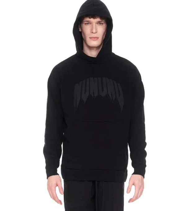 NUNUNU Men'S Oversized Rawk Nu Hoodie