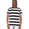 NUNUNU Men'S Striped T-Shirt