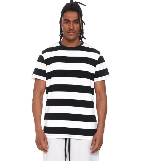 NUNUNU Men'S Striped T-Shirt