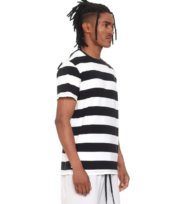 NUNUNU Men'S Striped T-Shirt