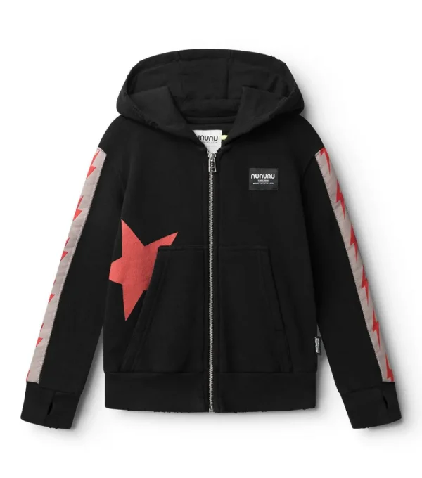 NUNUNU Mini Bolts Zip Hoodie