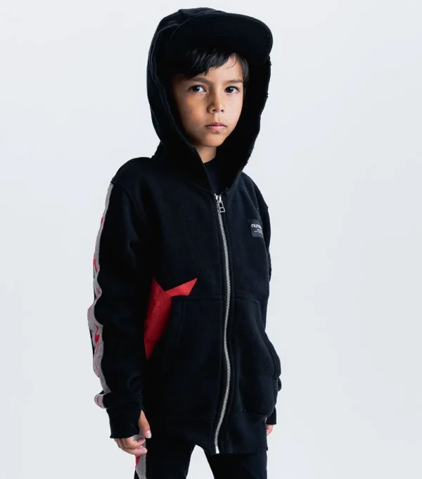 NUNUNU Mini Bolts Zip Hoodie