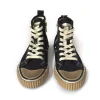 NUNUNU Mix Leather High Tops