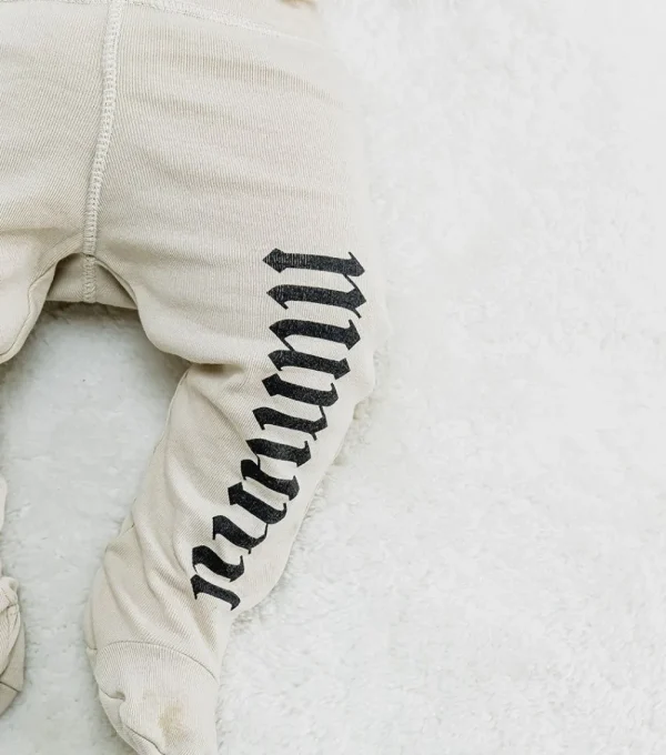 NUNUNU Inked Footed Leggings