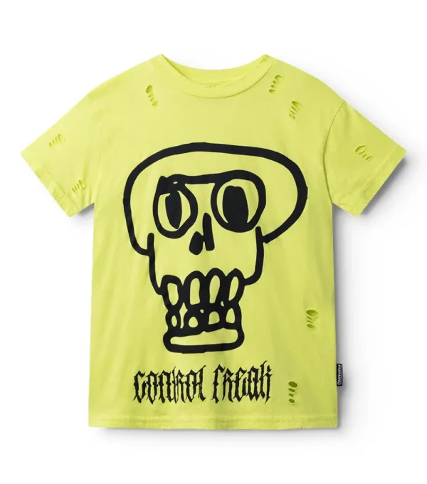 NUNUNU Oversized Kooky Skull T-Shirt