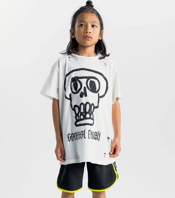 NUNUNU Oversized Kooky Skull T-Shirt