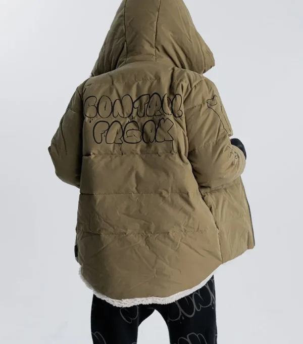 NUNUNU Reversible Sherpa Jacket