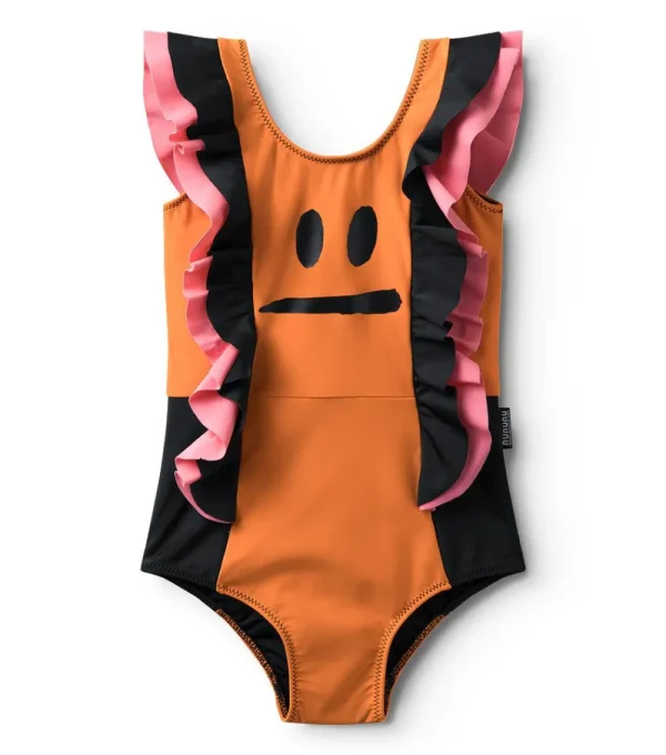 NUNUNU Ruffled Smirk Swimsuit