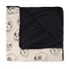 NUNUNU Scribbled Skulls Blanket