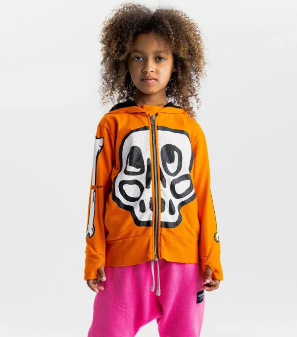 NUNUNU Silou Skull Light Zip Hoodie