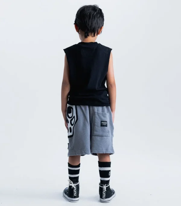 NUNUNU Silou Skull Sweatshorts