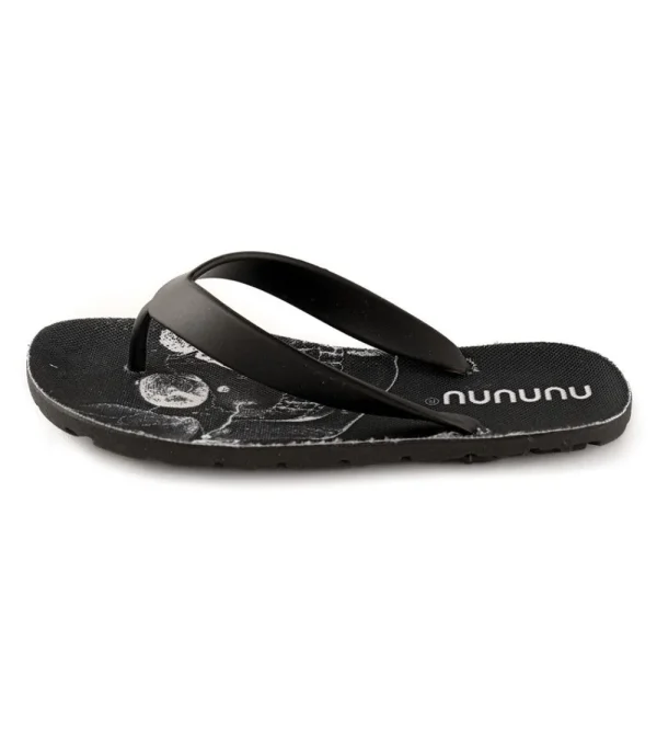 NUNUNU Skull Flip Flops