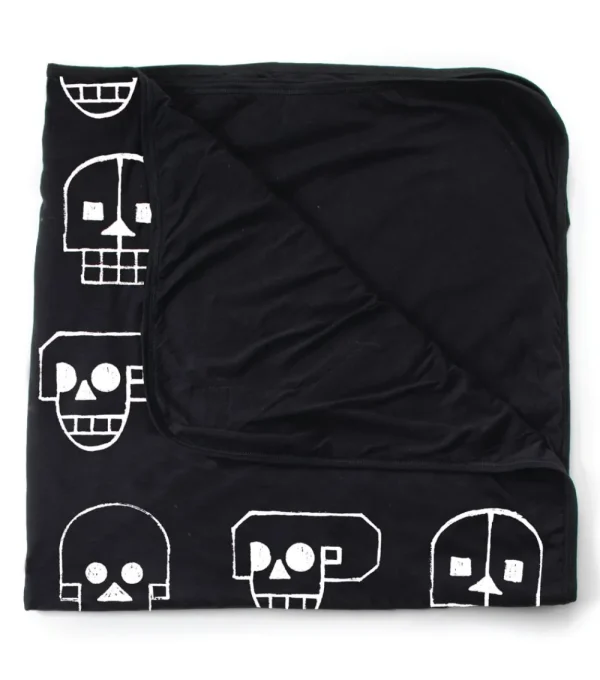 NUNUNU Skull Robot Blanket